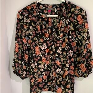 Vince Camuto Floral Button-Up Shirt